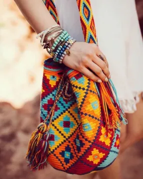 Desert Sunset Summer Bags - | Large Crochet Purses