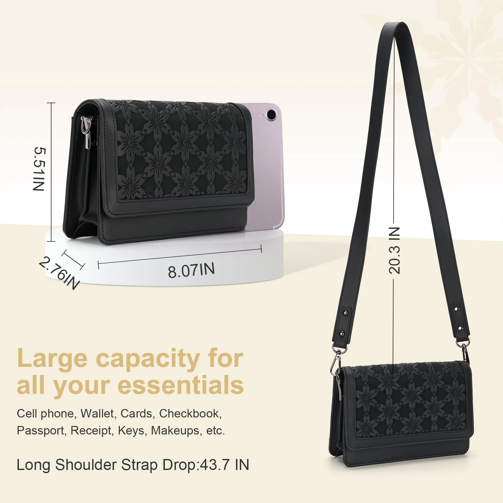 Designer Crossbody Bags for Women - 1866