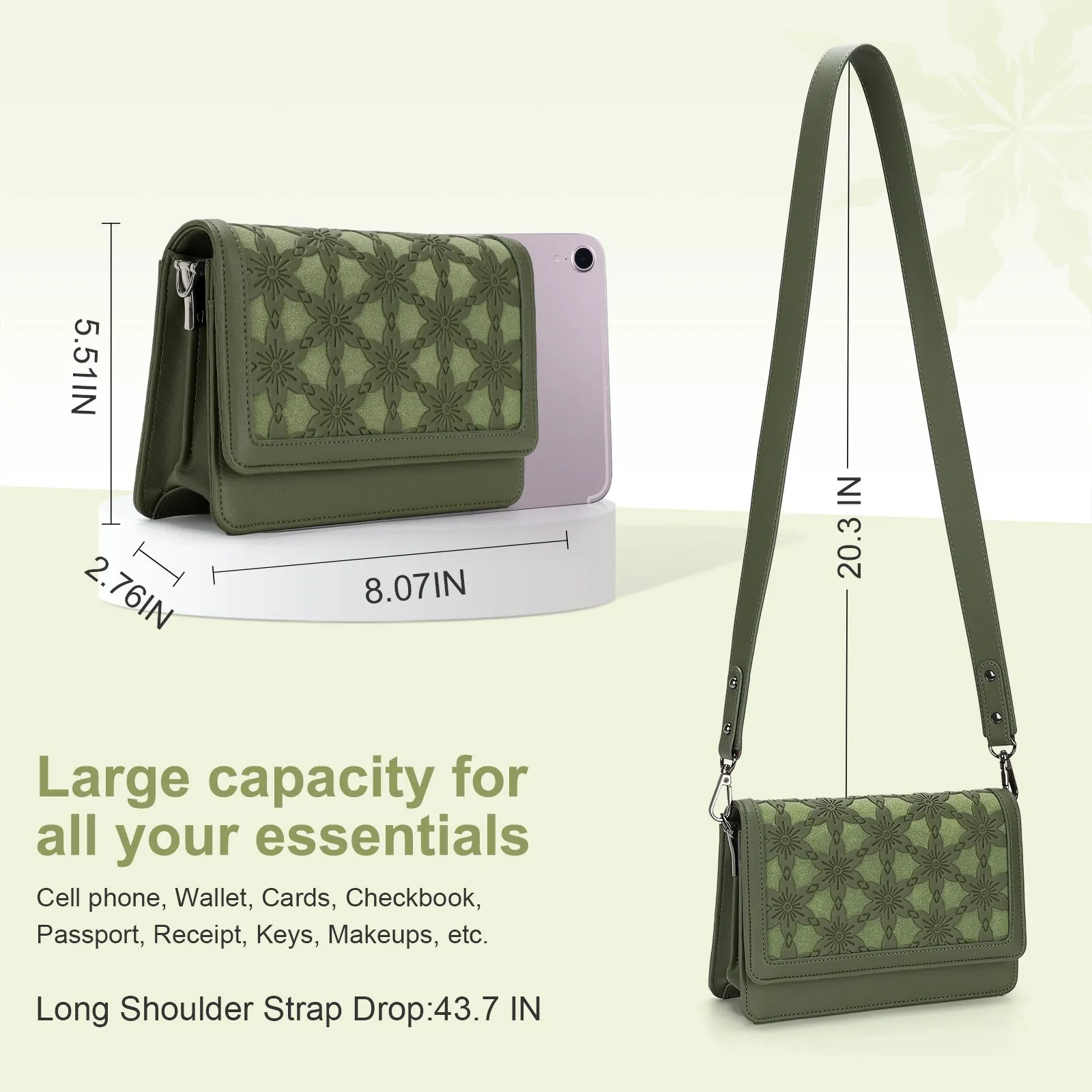 Designer Crossbody Bags for Women - 1866