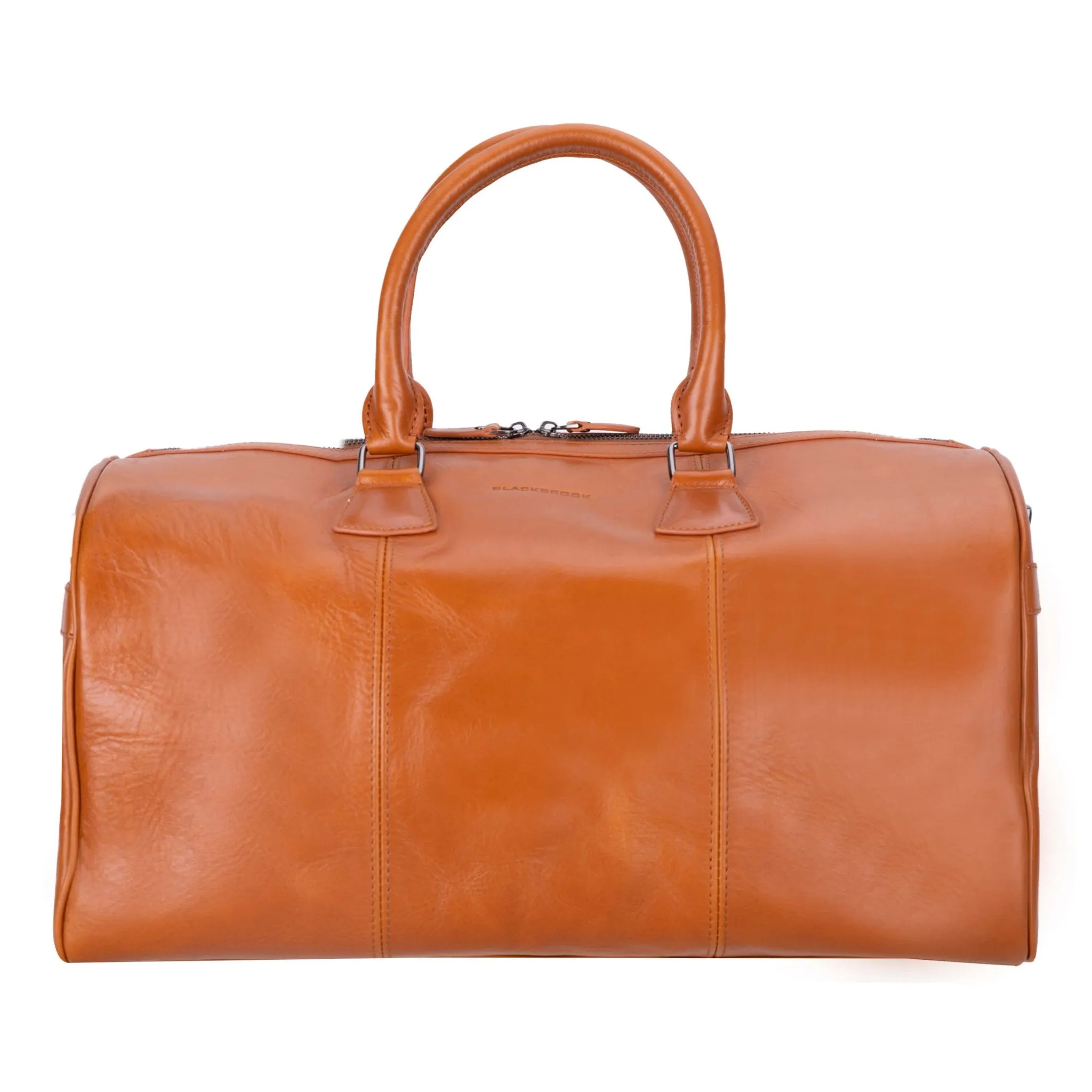 Dolly Leather Weekender Bag, Burnished Tan