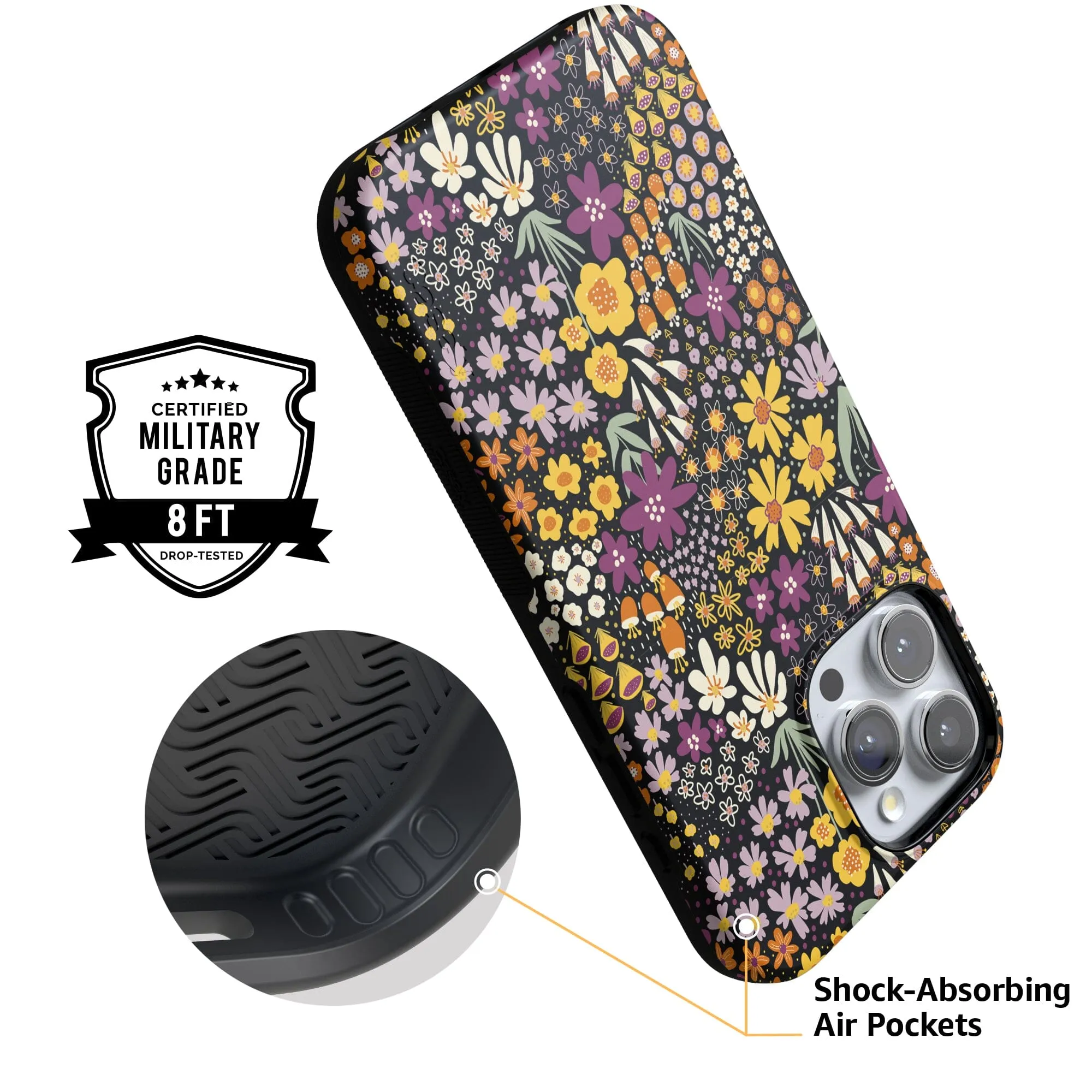 Falling for You | Plum Floral Case