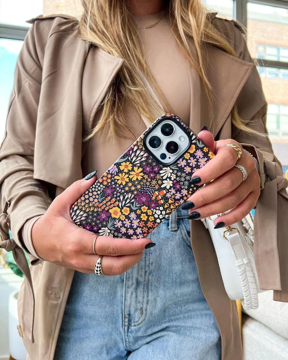 Falling for You | Plum Floral Case