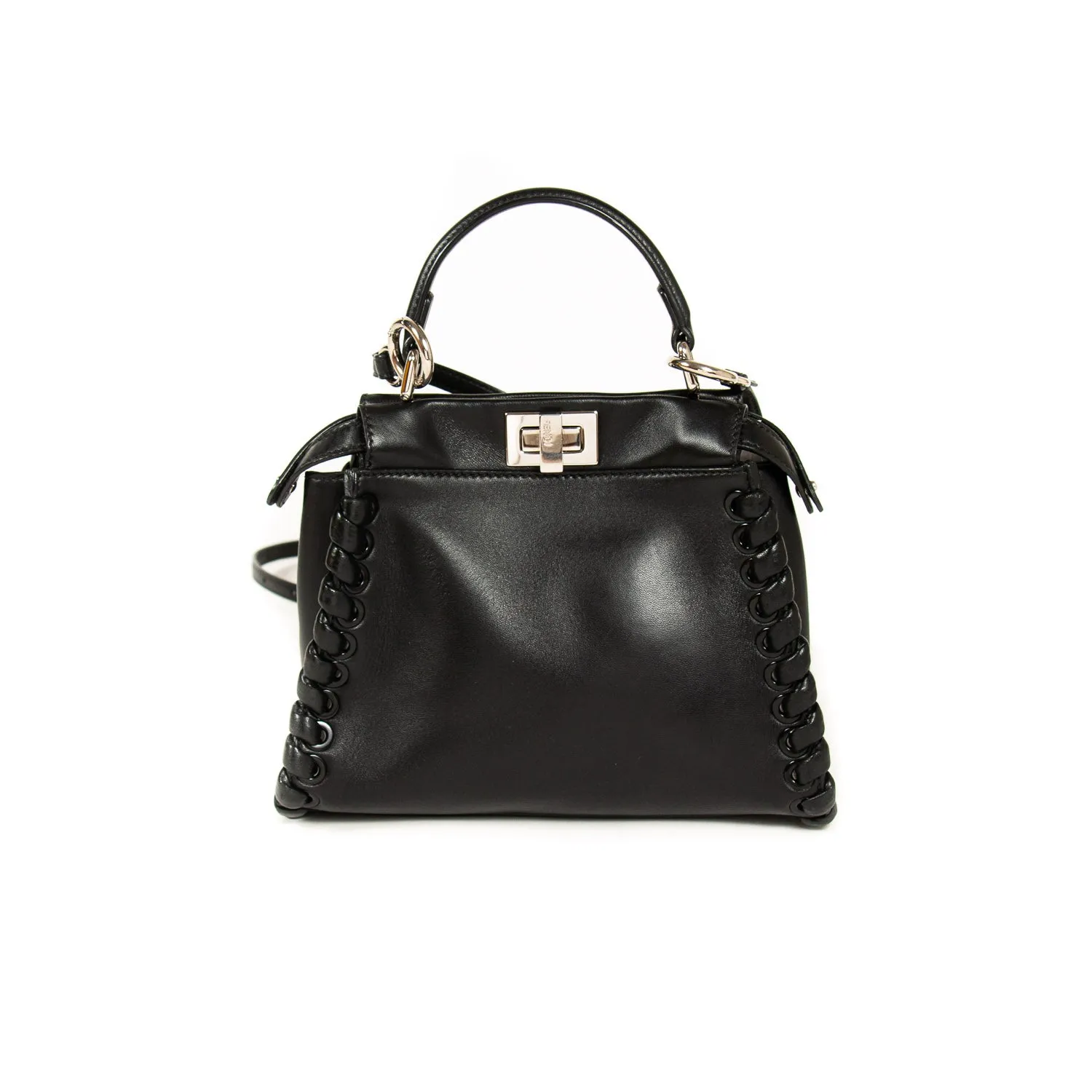 Fendi Peekaboo Iconic Braided Mini Bag