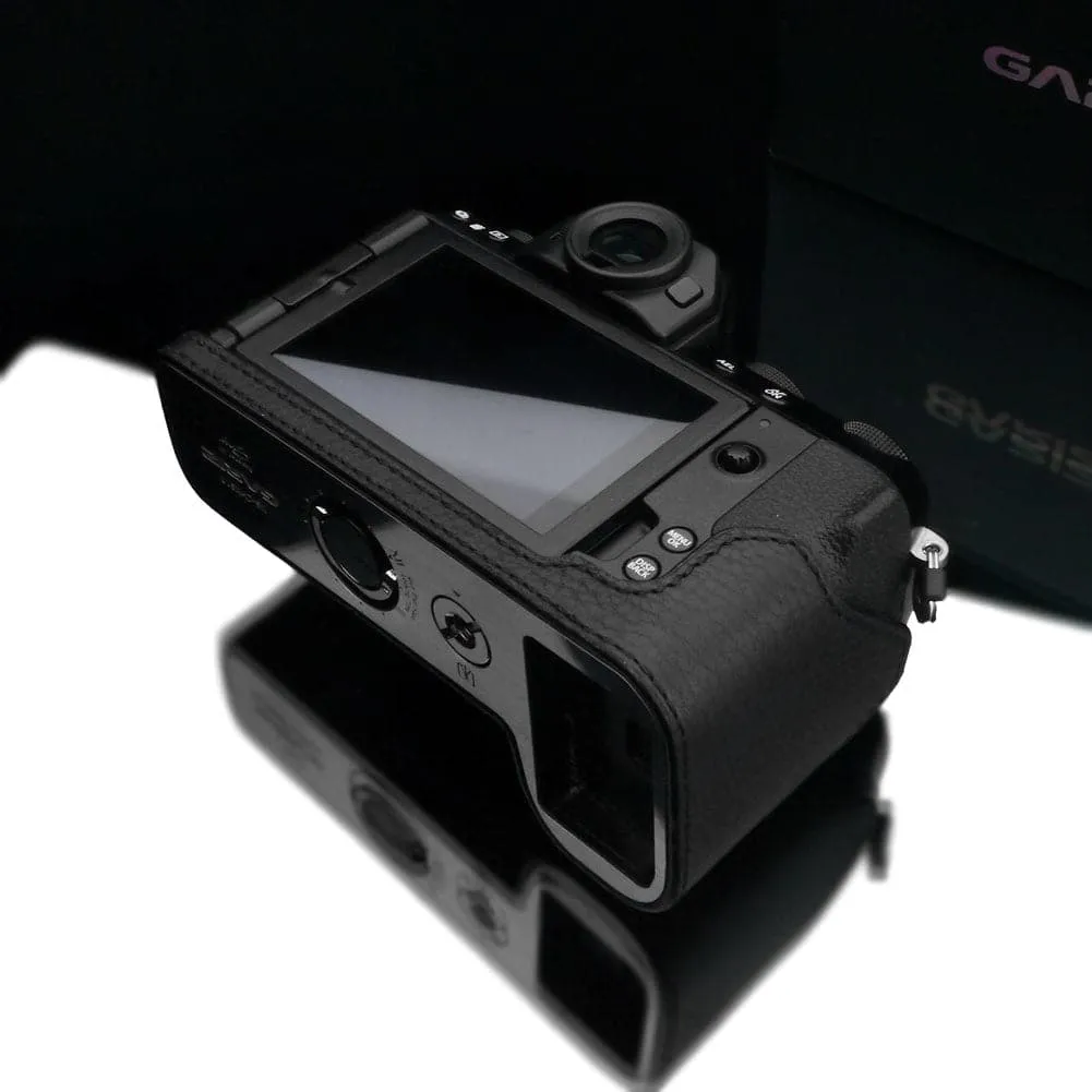 Gariz Black Leather Camera Half Case XS-CHXS10BK for Fuji X-S10