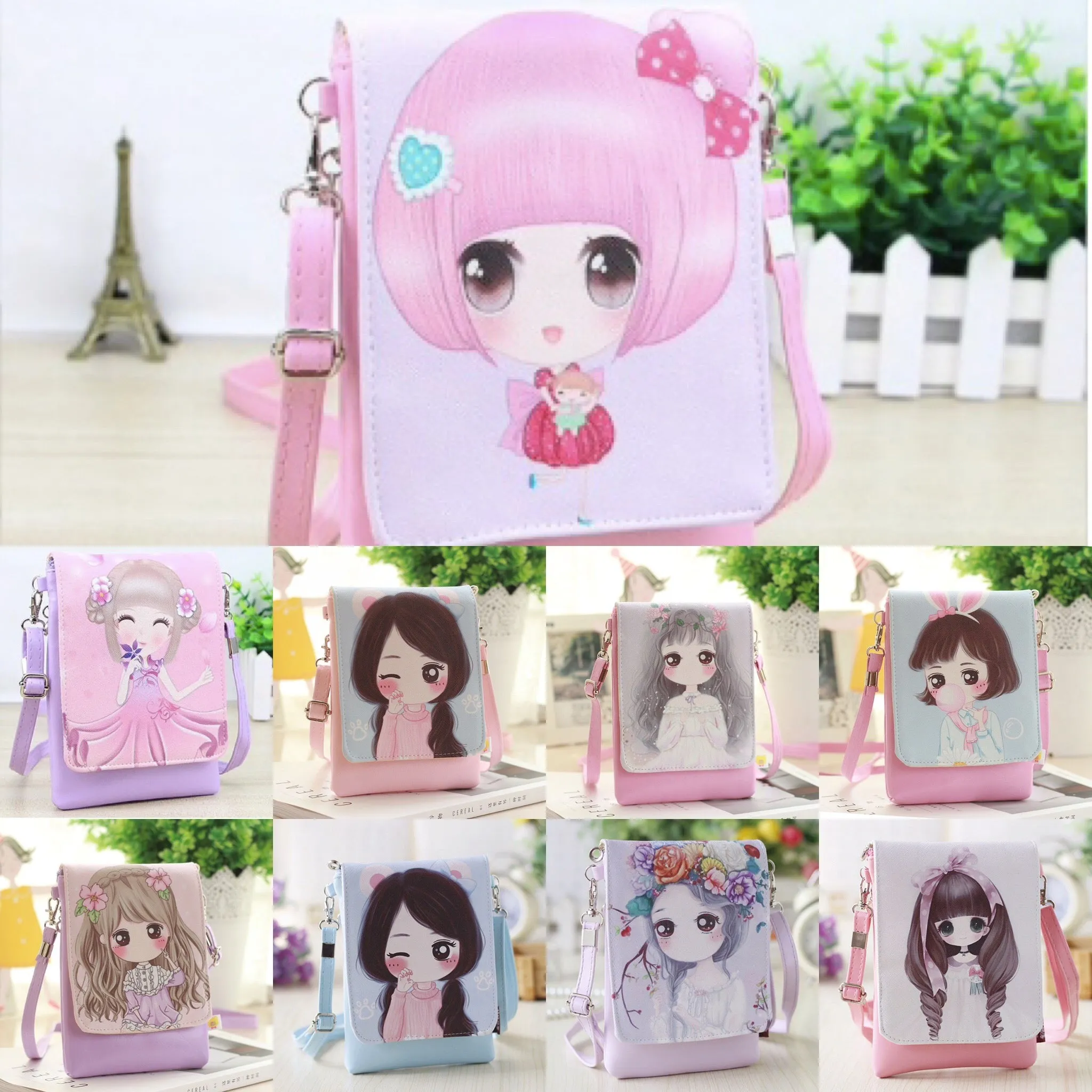 Girls Flap Crossbody Bag