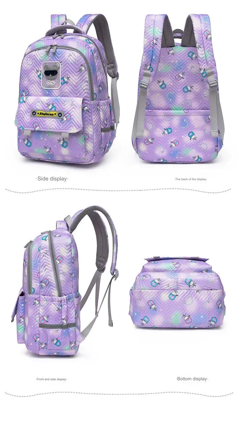 Kids and Women Backpack With Special Gradient Decorative Design MS17