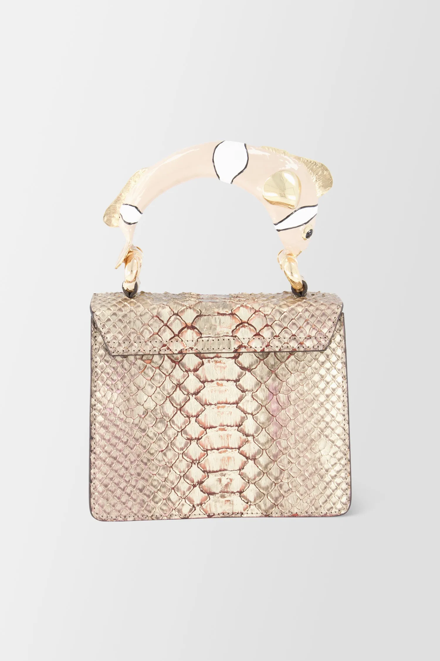 Krenoir Beige Fish Mini Kandie Handbag