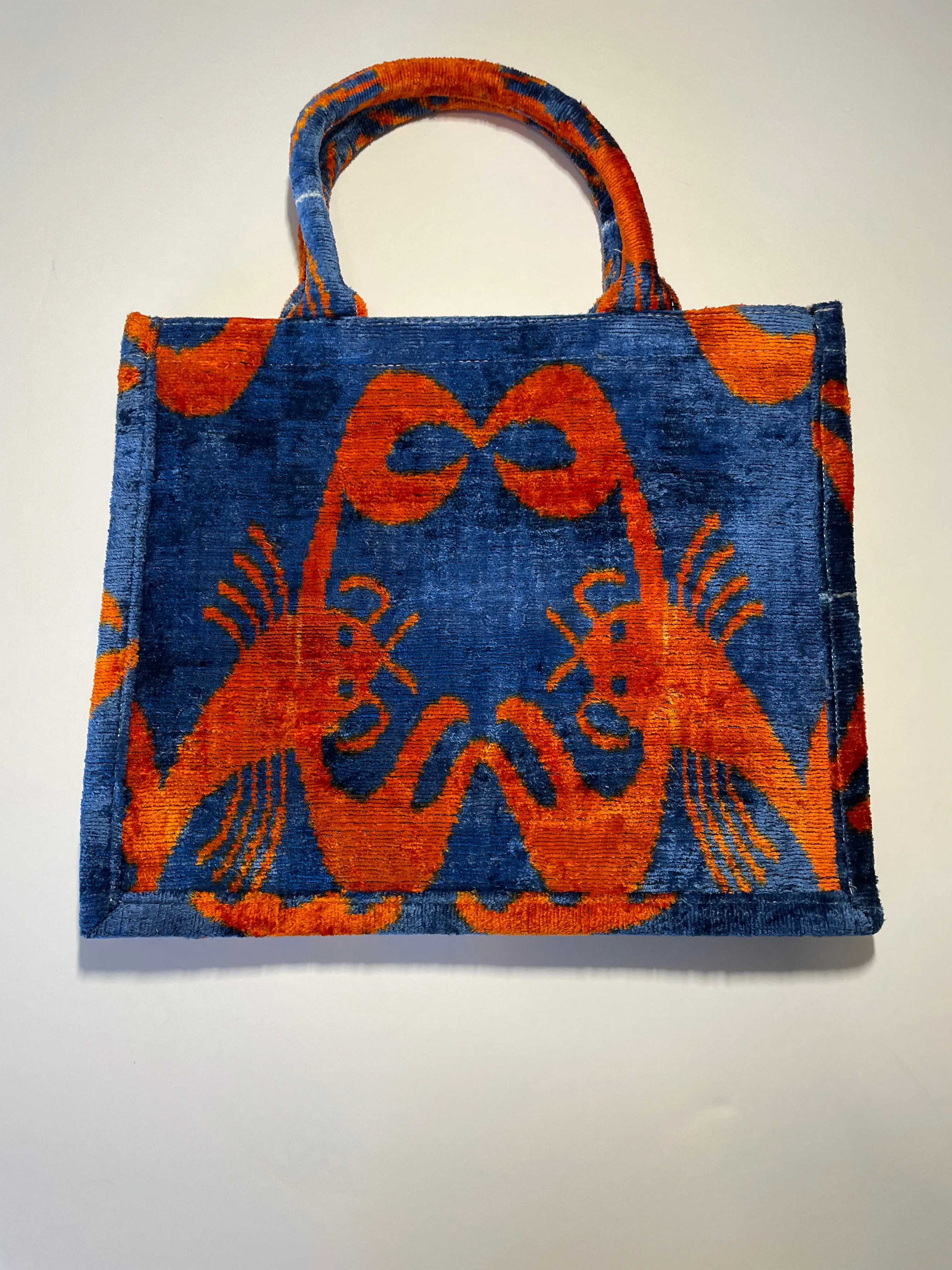 Large Tote Ikat Handle