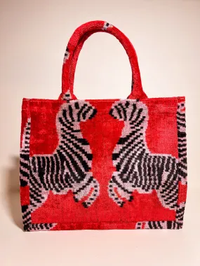 Large Tote Ikat Handle