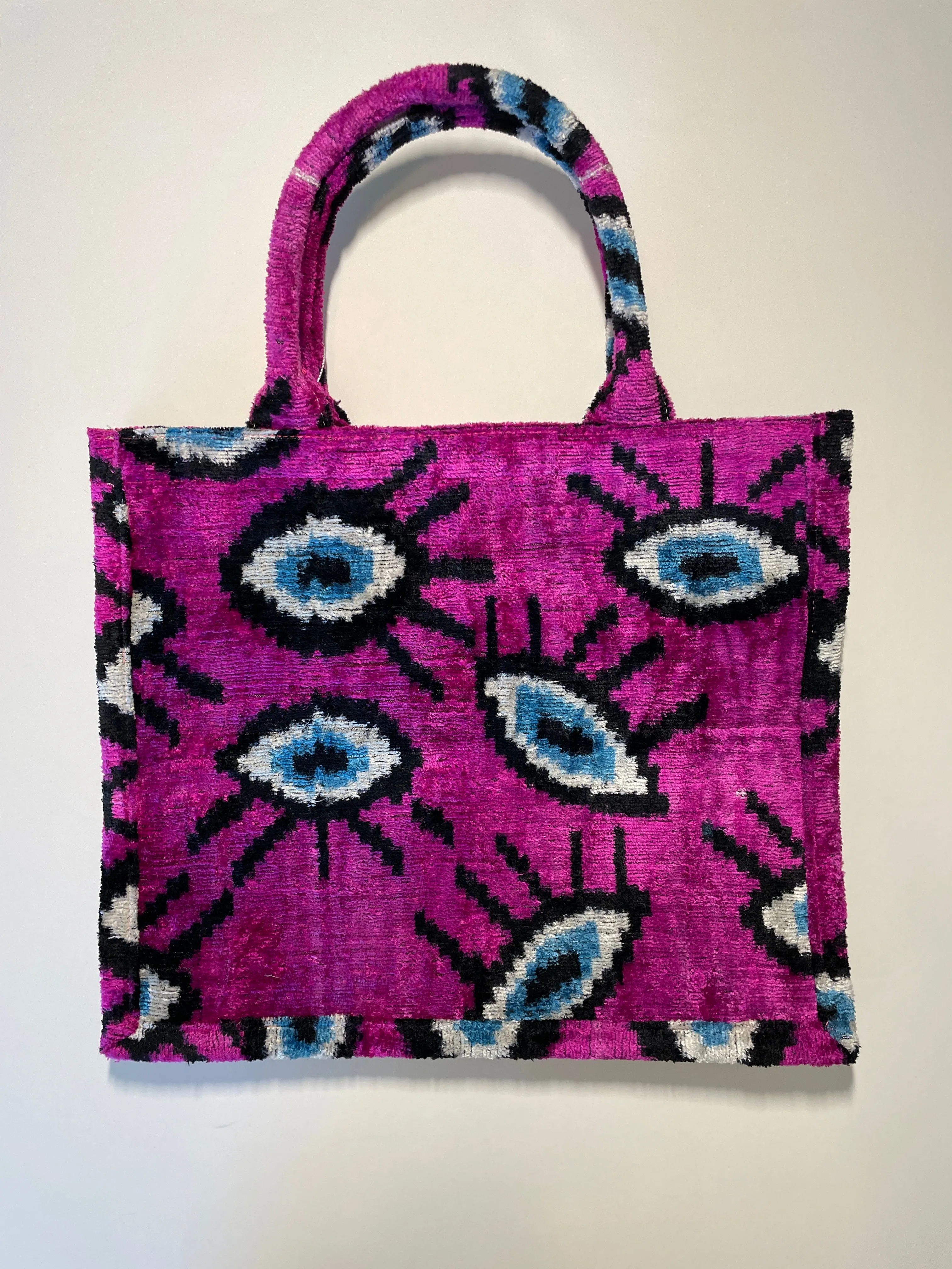 Large Tote Ikat Handle