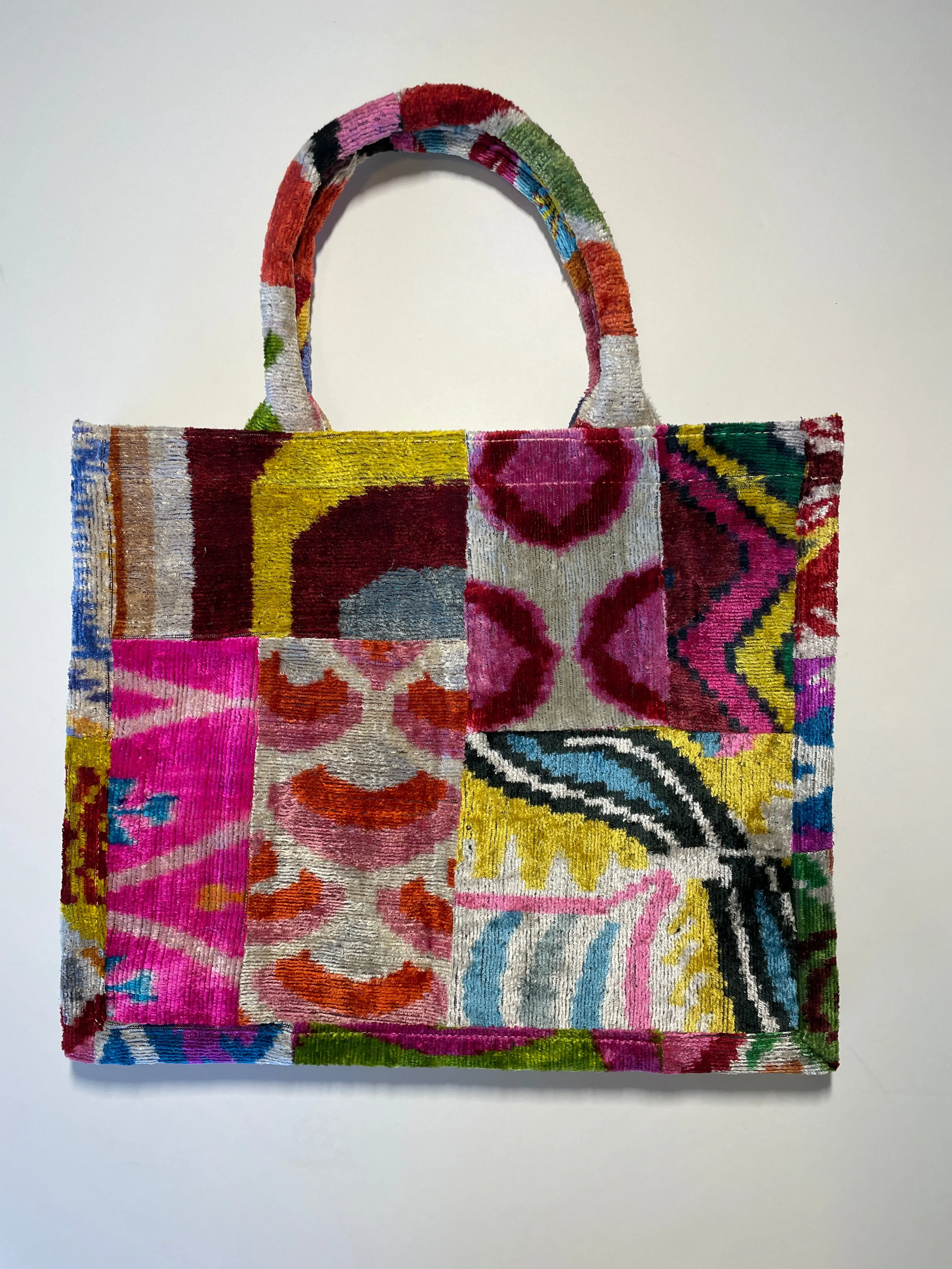 Large Tote Ikat Handle