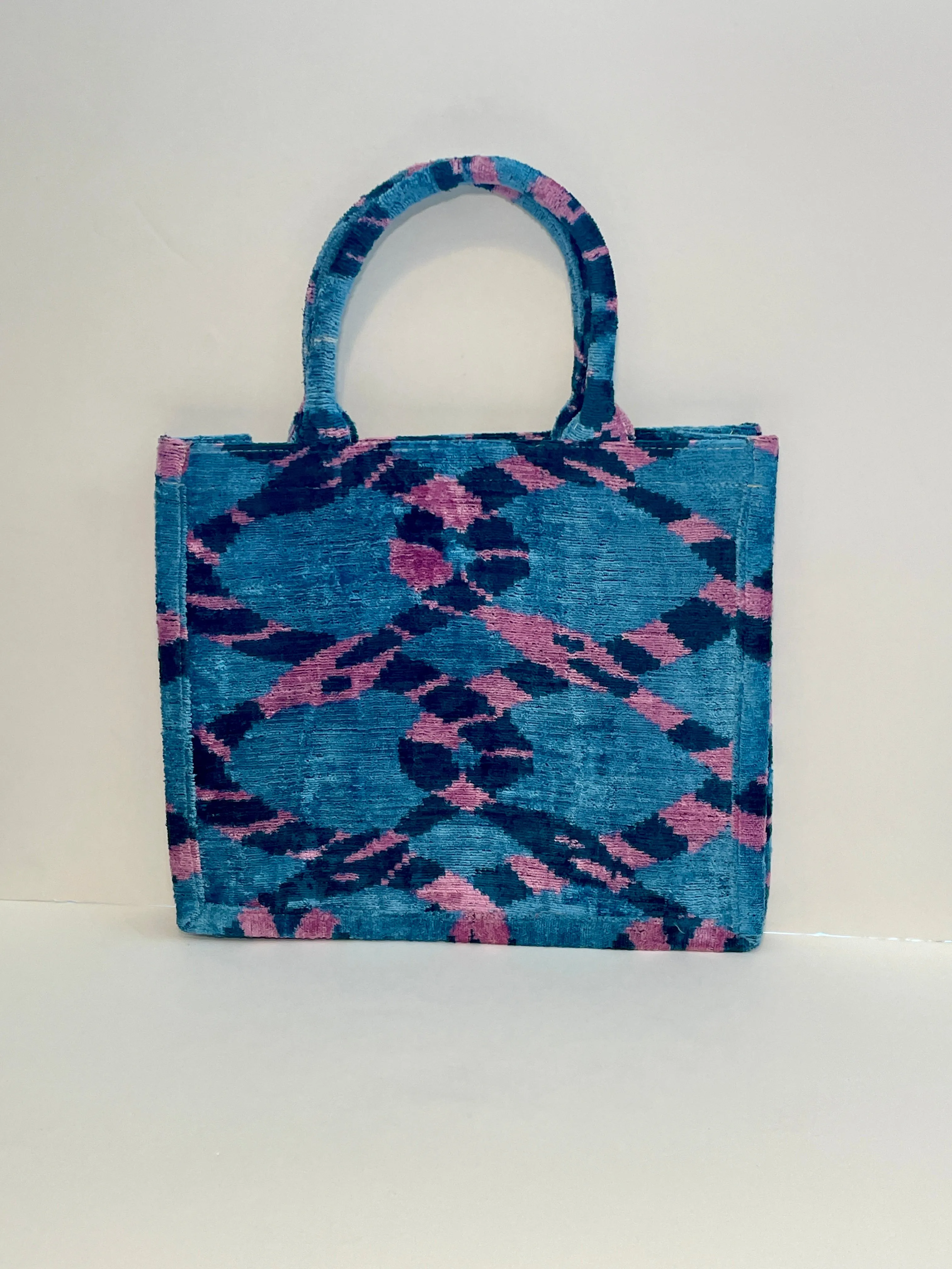 Large Tote Ikat Handle