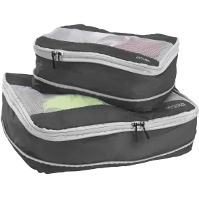 Lewis N Clark 2 pcs Electrolight Packing Cubes Travel Space Saving Bags LC1125