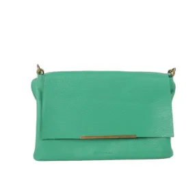 Maison Fanli Leather Cross Body Bag Vert