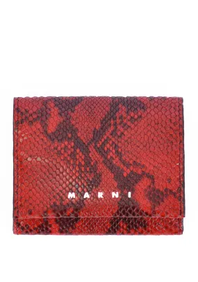 MARNI PFMI0020U1 PORTAFOGLIO CARDHOLDER RED