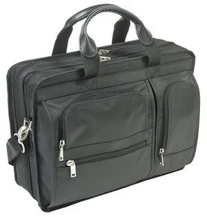 McKlein P Series HUBBARD 58435 Nylon Double Compartment Laptop Case