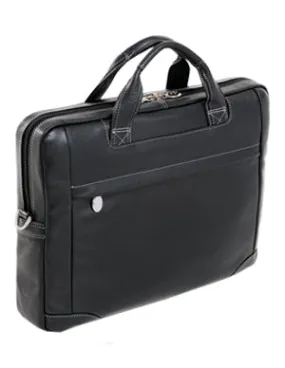 McKlein S Series Bronzeville Leather Medium Laptop Brief 15485/15484