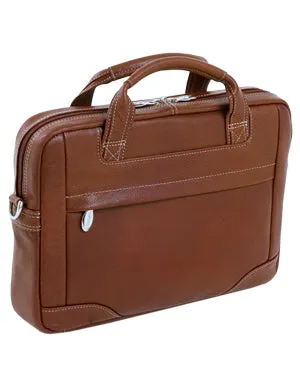 McKlein S Series Bronzeville Leather Medium Laptop Brief 15485/15484