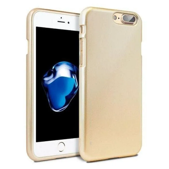 Mercury Jelly Case for iPhone 7/8 Plus - Metal Gold