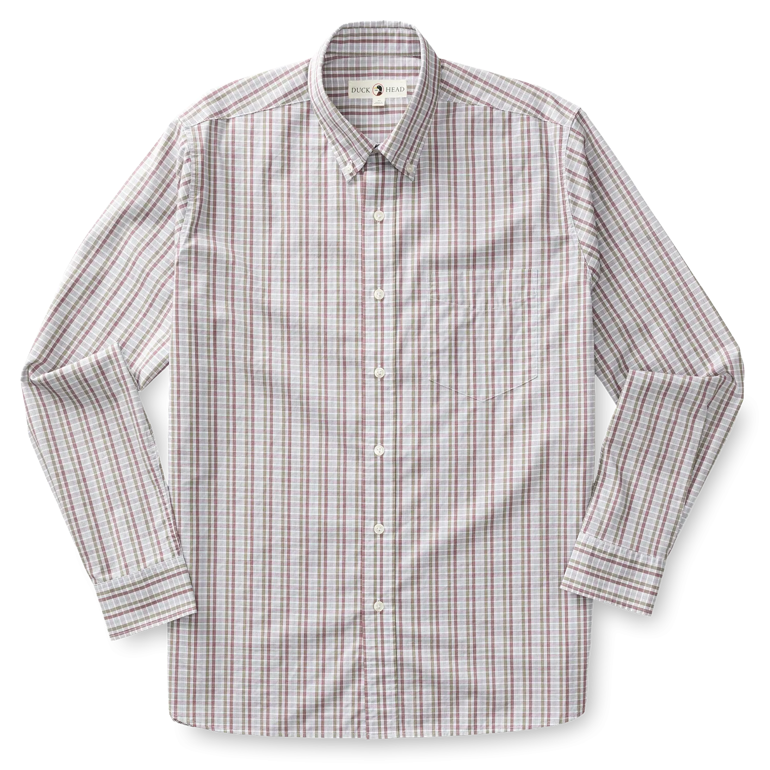 Mildren Plaid Cotton Poplin Sport Shirt