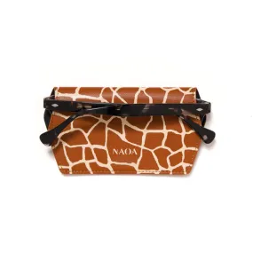 Naoa Slimline Glasses Case in Giraffe