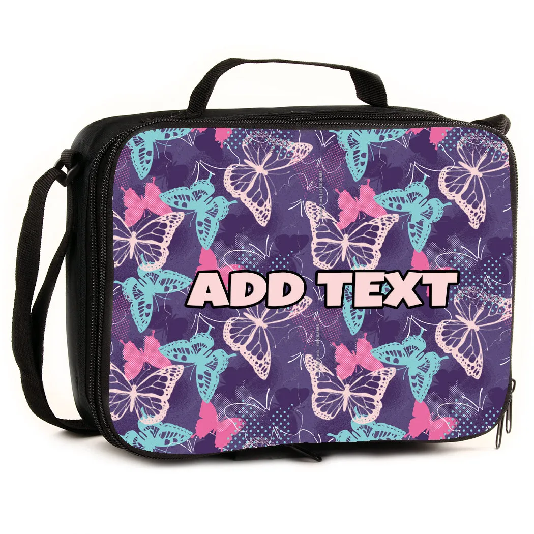 Personalized Backpacks, Lunch Bags, Duffel Bags, or Water Bottles with Full-Color - Butterflies