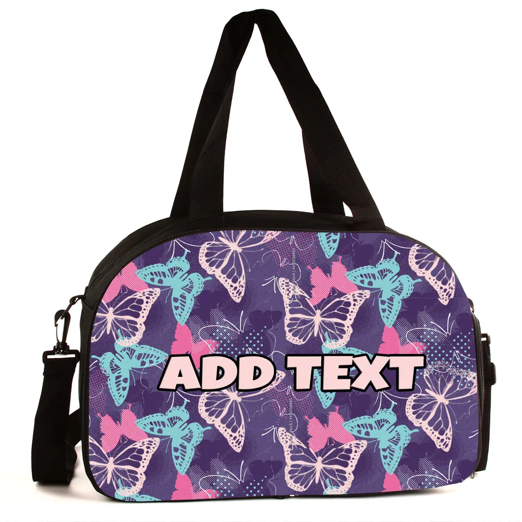 Personalized Backpacks, Lunch Bags, Duffel Bags, or Water Bottles with Full-Color - Butterflies