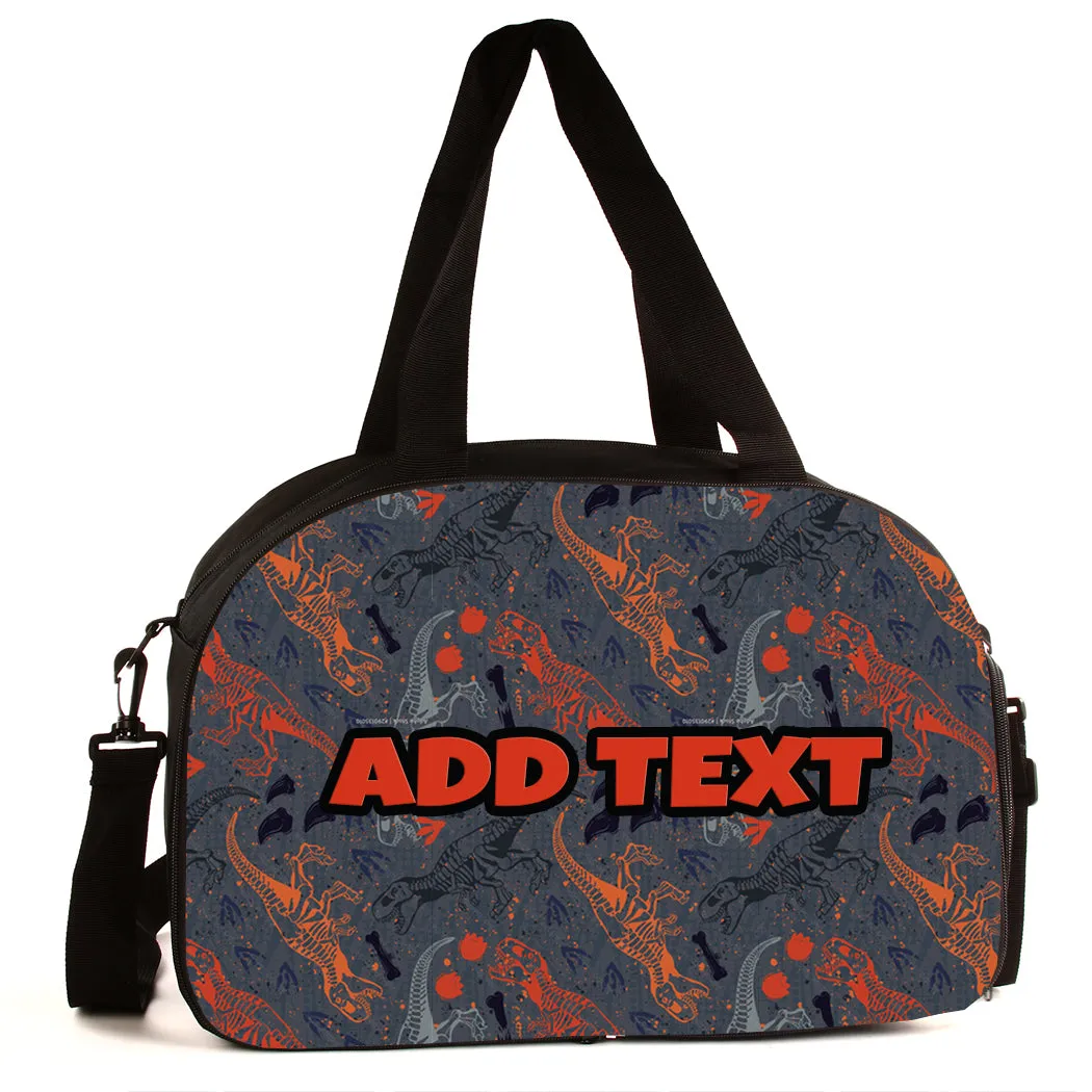 Personalized Backpacks, Lunch Bags, Duffel Bags, or Water Bottles with Full-Color - Dino Fossils