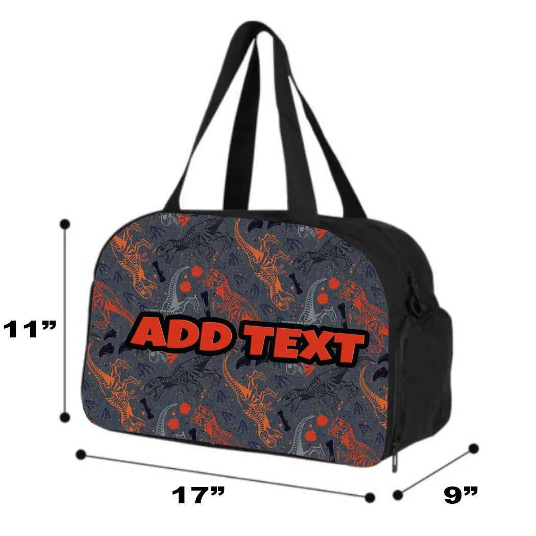 Personalized Backpacks, Lunch Bags, Duffel Bags, or Water Bottles with Full-Color - Dino Fossils