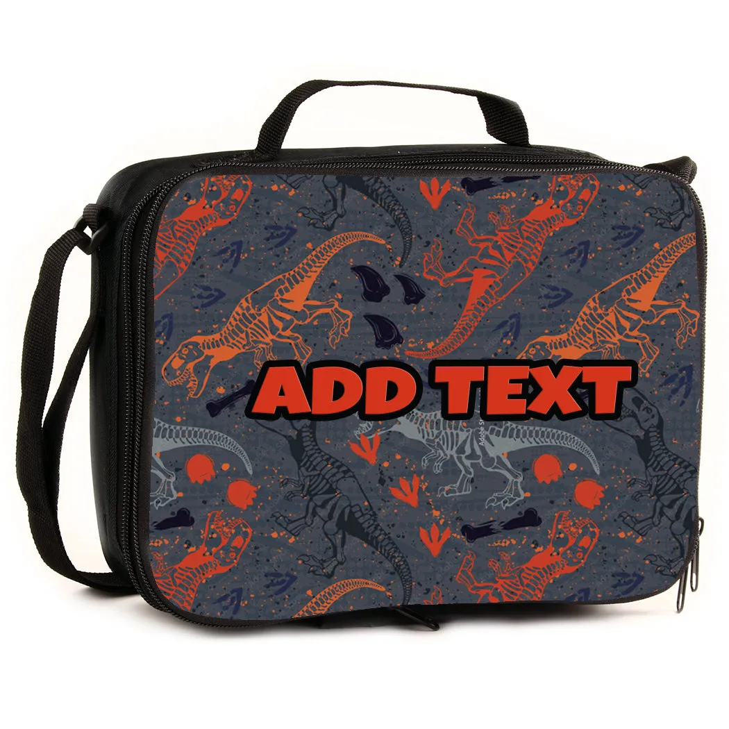 Personalized Backpacks, Lunch Bags, Duffel Bags, or Water Bottles with Full-Color - Dino Fossils