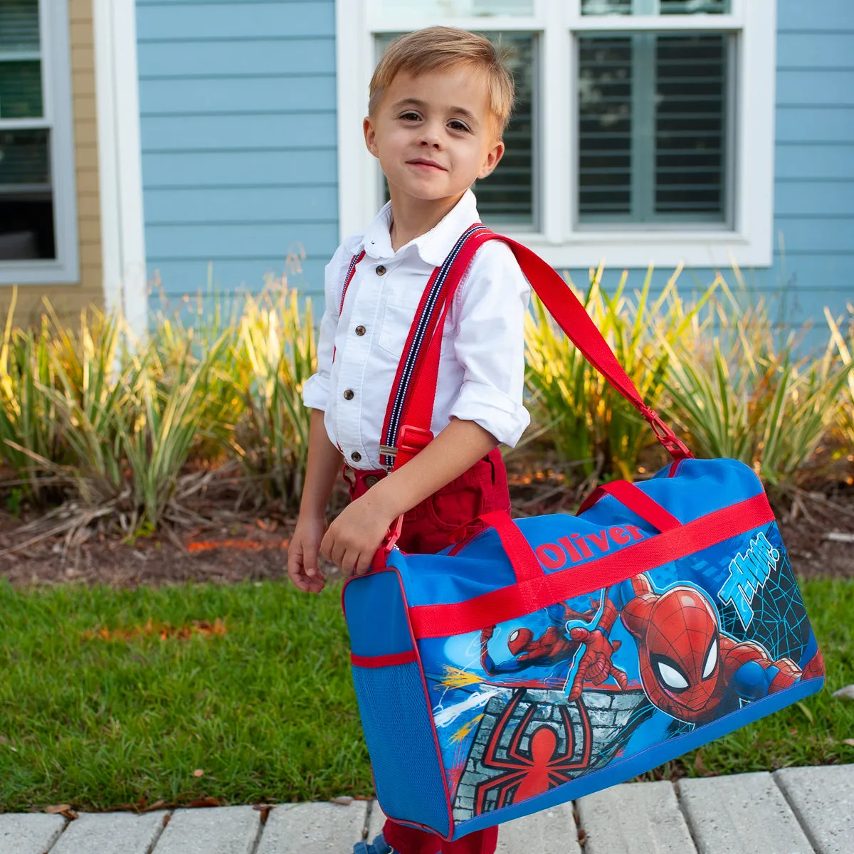 Personalized Kid's Travel Duffel Bag - Amazing Spider-Man