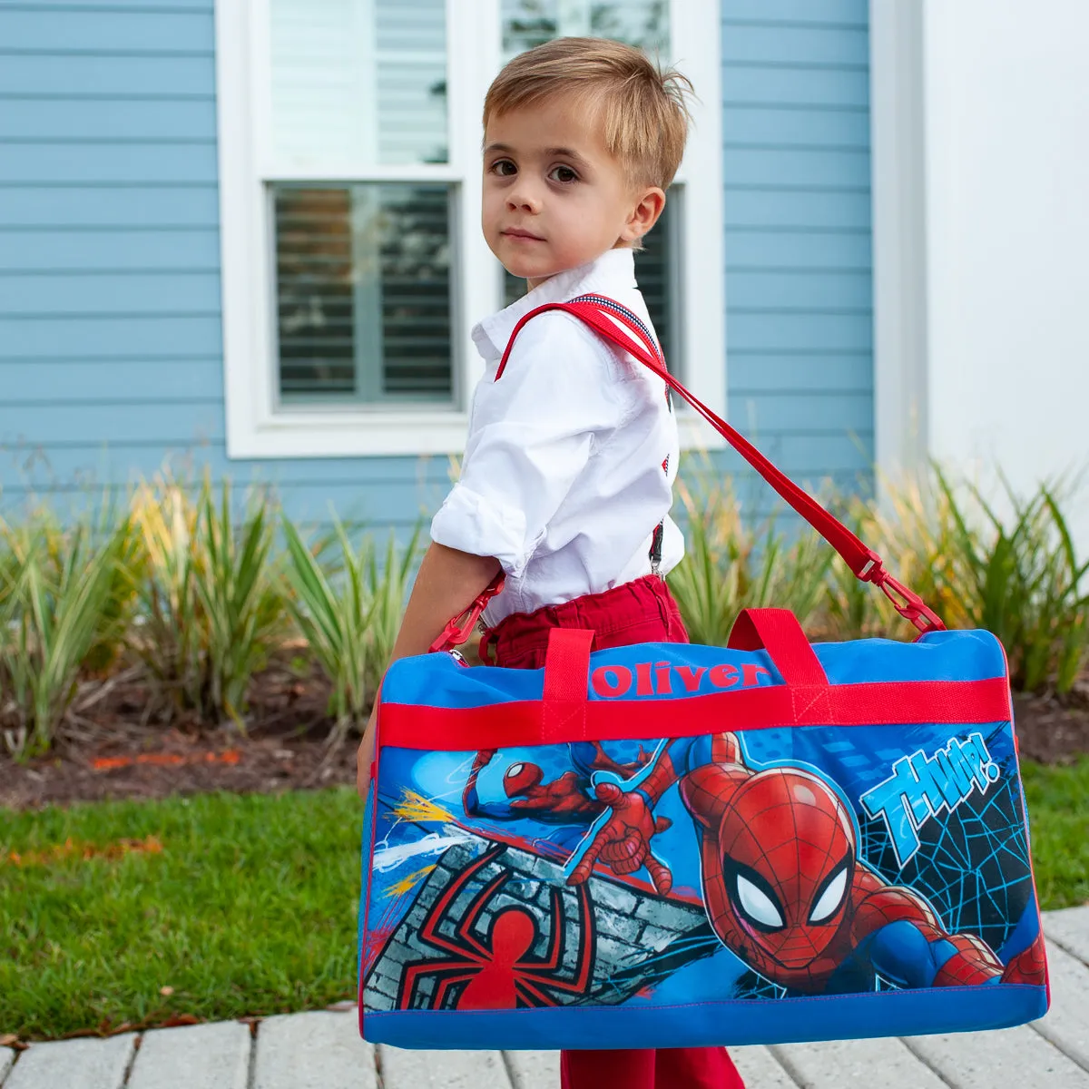 Personalized Kid's Travel Duffel Bag - Amazing Spider-Man