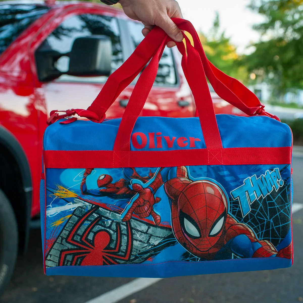 Personalized Kid's Travel Duffel Bag - Amazing Spider-Man