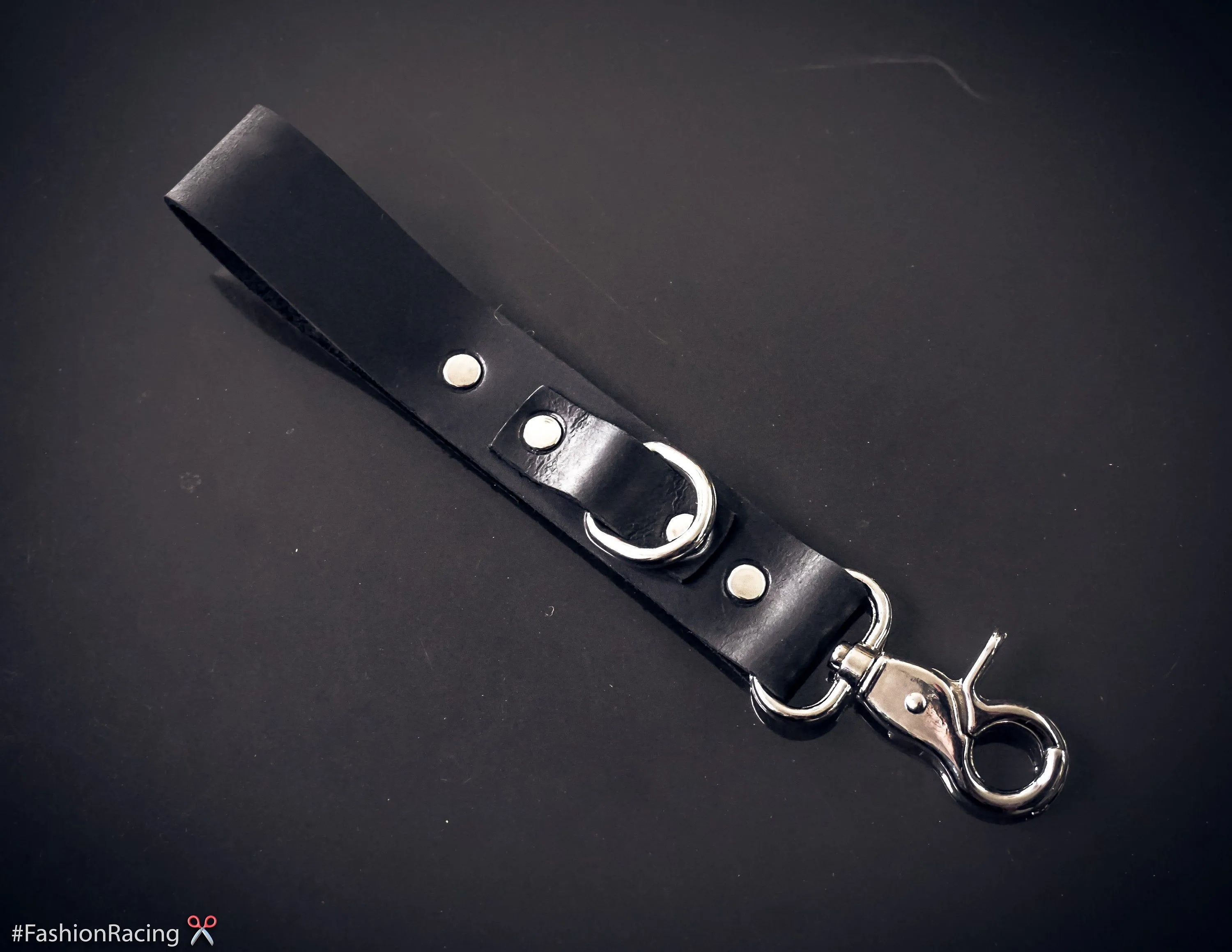 Personalized leather chain | Custom Leather Keychain | Leather Key fob