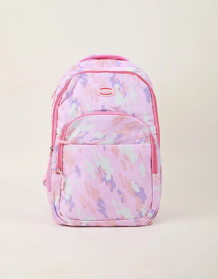 Printed Shoulder School Bag