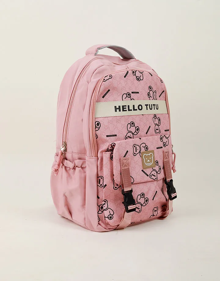 Printed Shoulder School Bag