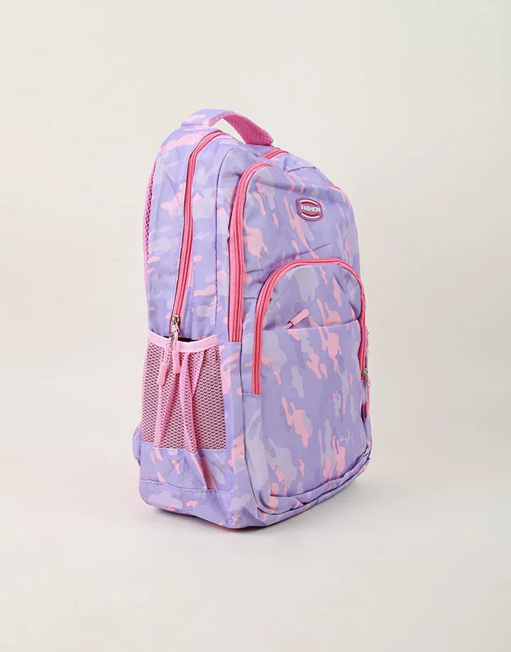 Printed Shoulder School Bag