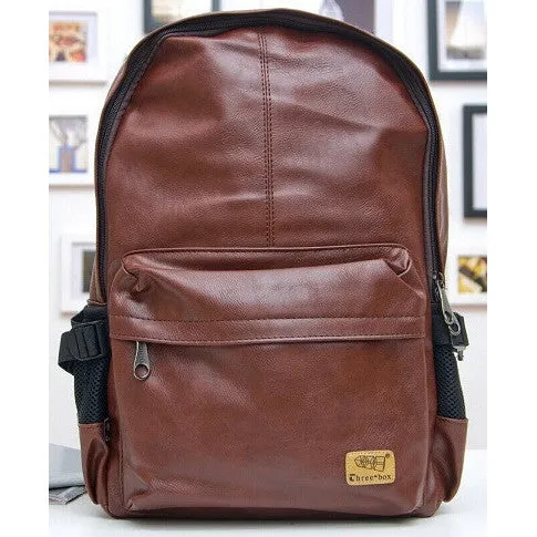 "The Pu Leather" Unisex Backpack