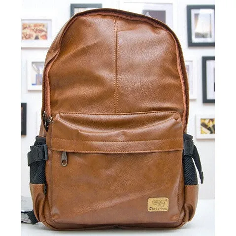 "The Pu Leather" Unisex Backpack