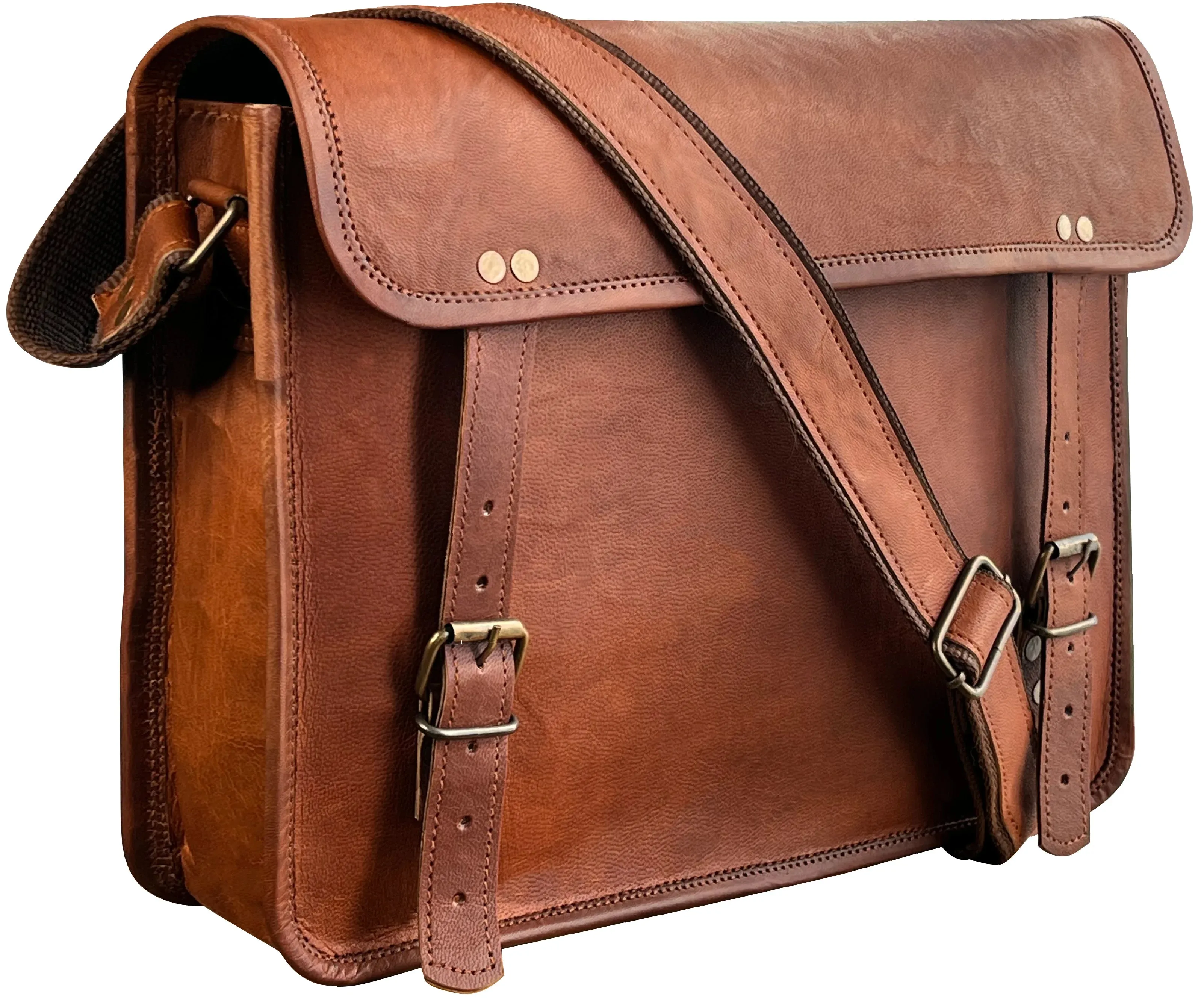 Scout Leather Laptop Messenger Bag (15 inch)