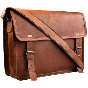 Scout Leather Laptop Messenger Bag (15 inch)