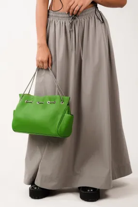 Solid Green Shoulder Bag