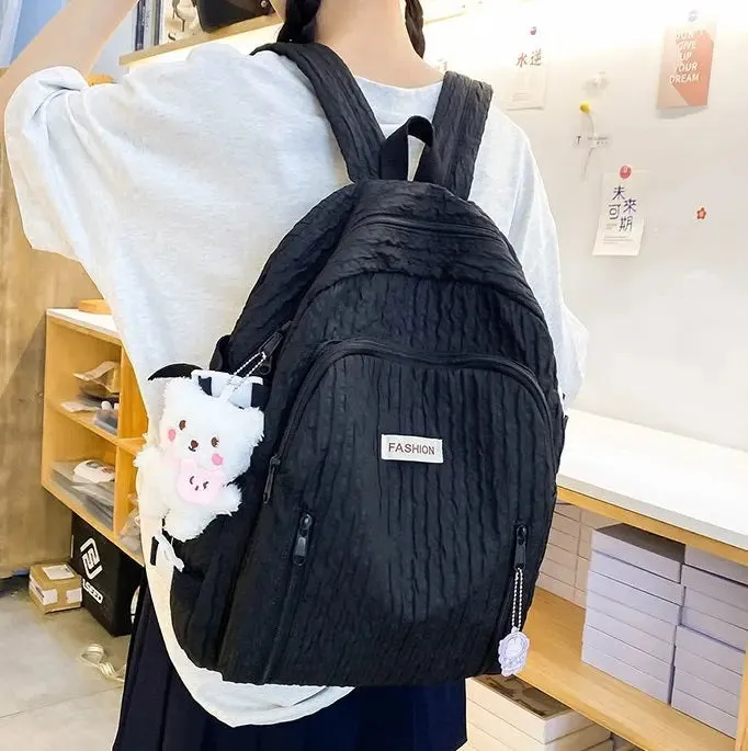 Student Backpack Fashionable And Minimalist 1236