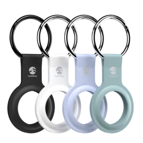 SwitchEasy Skin Silicone Keyring Bundle For AirTag