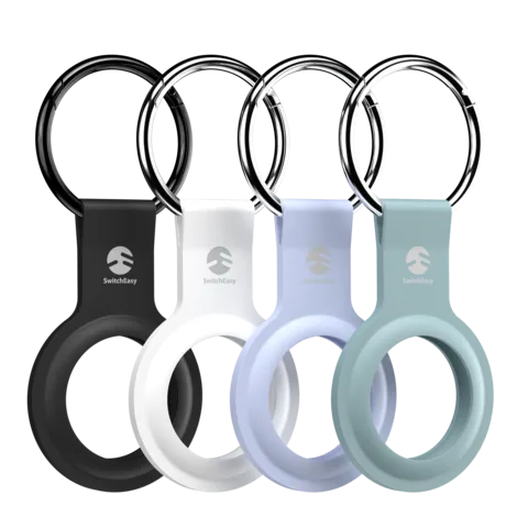 SwitchEasy Skin Silicone Keyring Bundle For AirTag