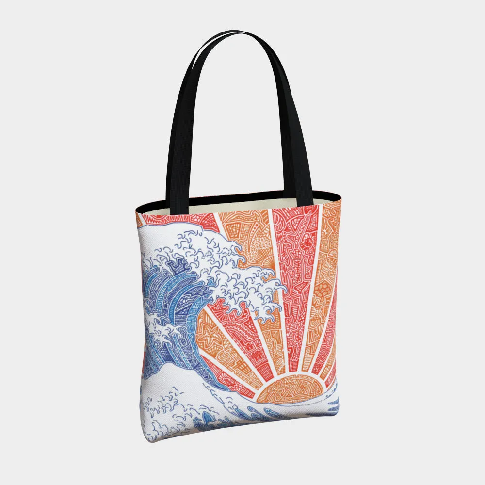 Tote Bag - Off California (Red/Orange)