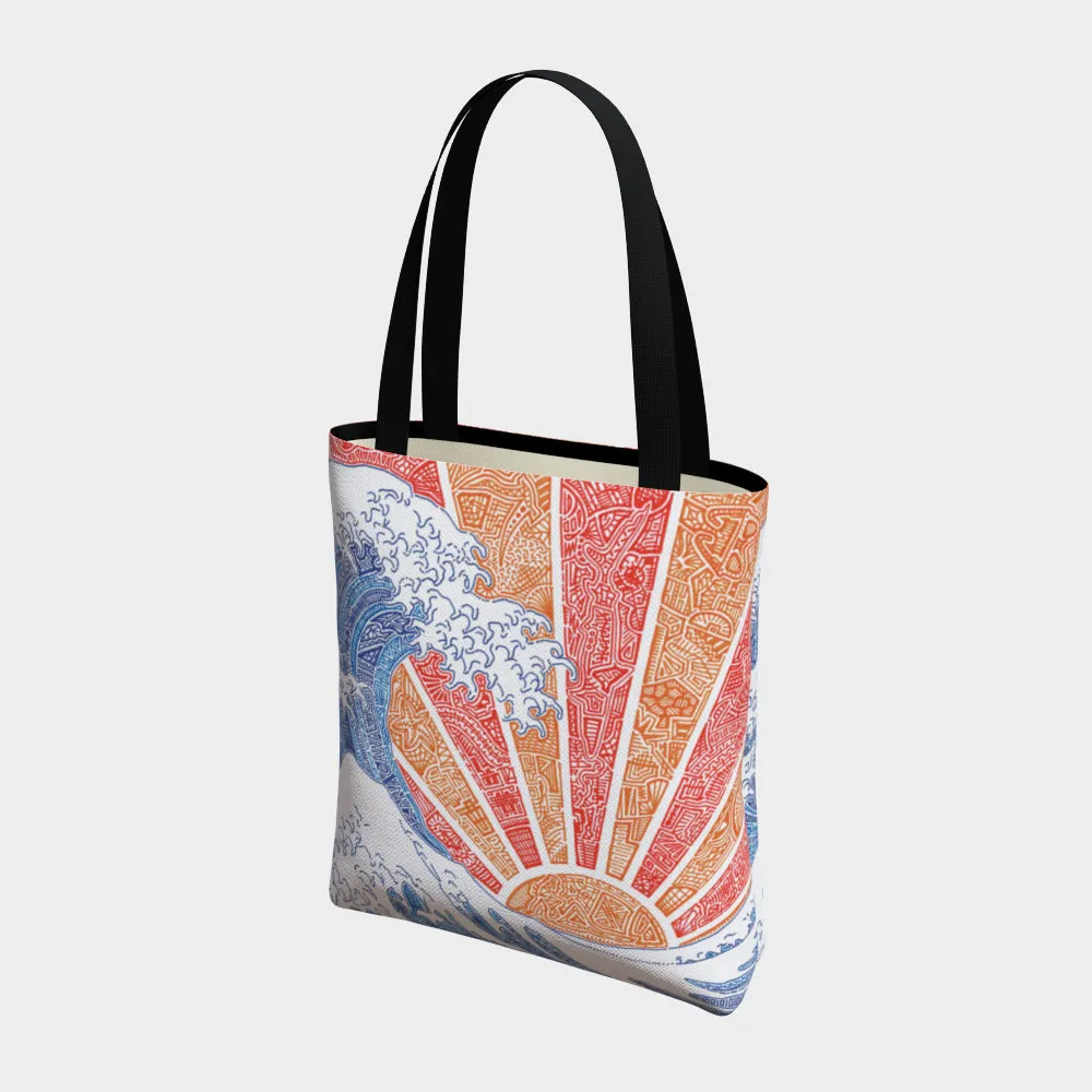 Tote Bag - Off California (Red/Orange)