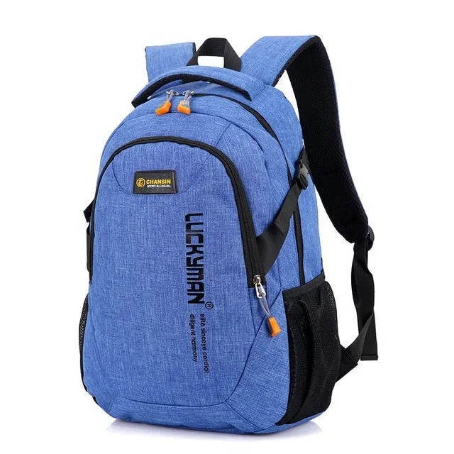 Unisex High Capacity Student Backpack