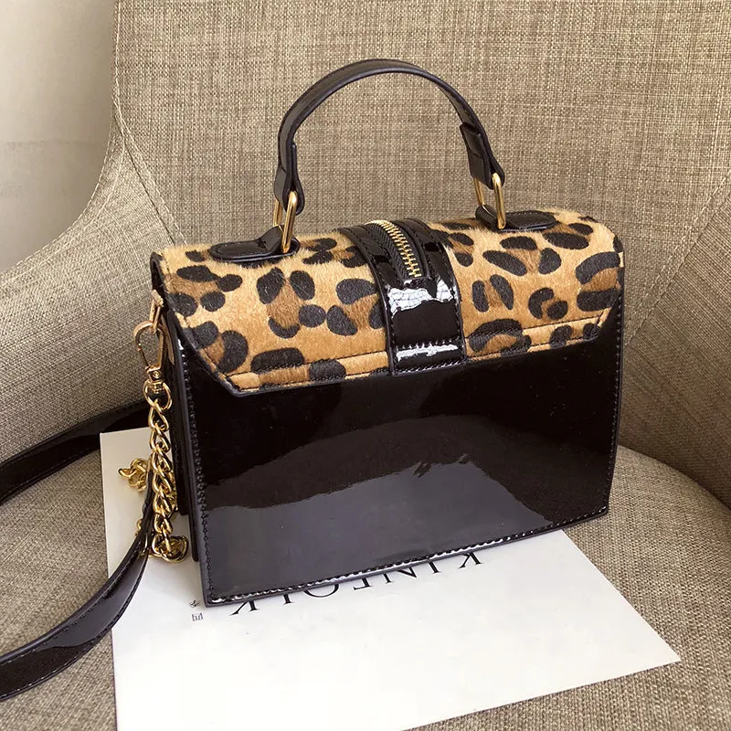 Zatooly Leopard Print Handbag